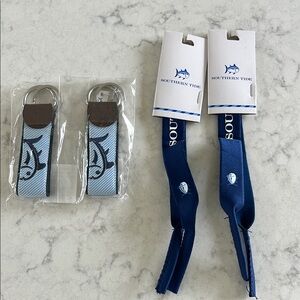 NWT Southern Tide Key fobs and sunglass straps (Croakie). Navy. Unisex. One size